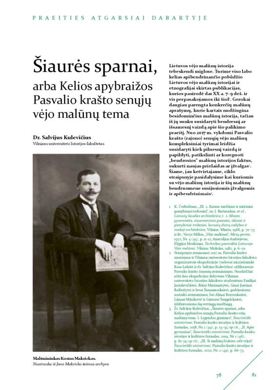 Šiaurietiški atsivėrimai : Pasvalio krašto istorijos ir kultūros žurnalas 2021, nr. 2 (51)
