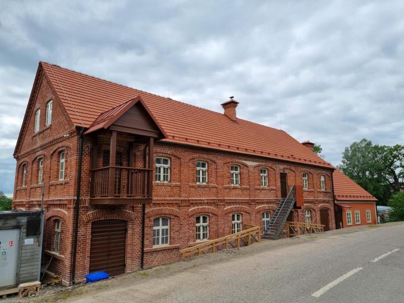 Raubonių vandens malūnas, vilnų karšykla-verpykla