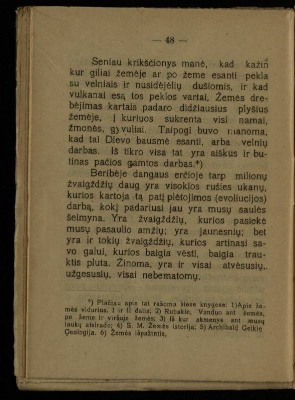 Žemė ir žmogus / med. d-ras P. Avižonis. – Antra pataisyta laida. – Voronežas: Lietuvos reikalų komisariato Kultūros ir švietimo skyrius, 1918. – 68 p.