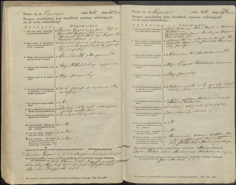 Krinčino Romos katalikų parapijos bažnyčios 1853–1862 metų priešjungtuvinės apklausos knyga